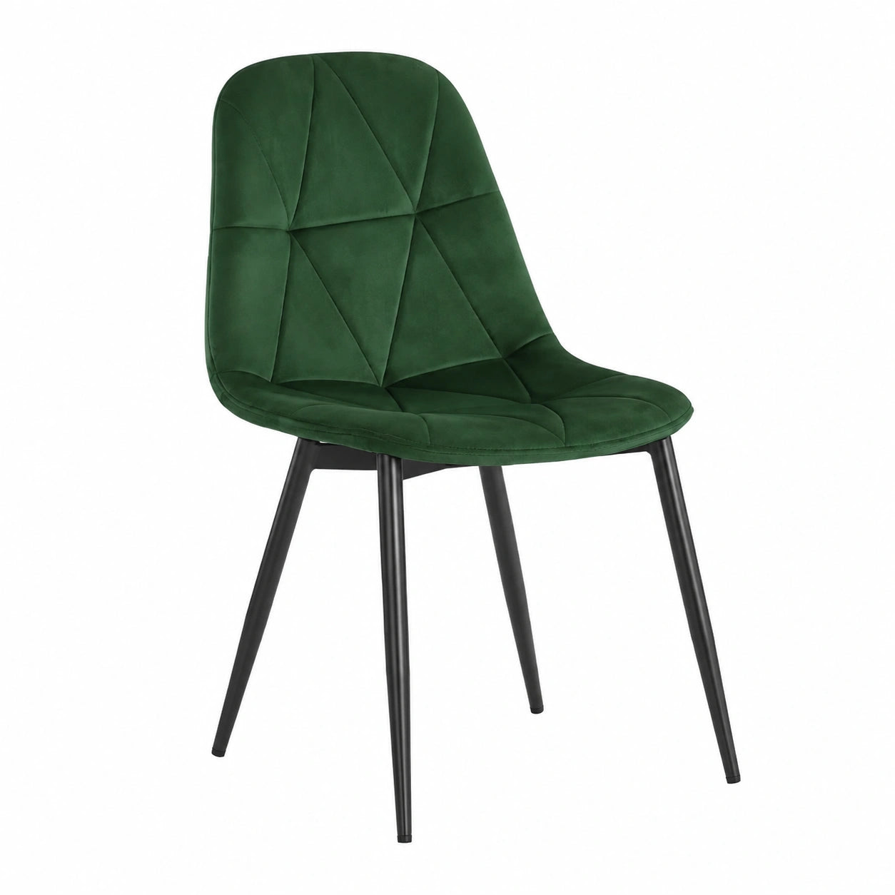 Esszimmerstühle – 4er-Set, gepolstert, mit Rückenlehne, aus Metall, für Esszimmer, Küche und Wohnzimmer
