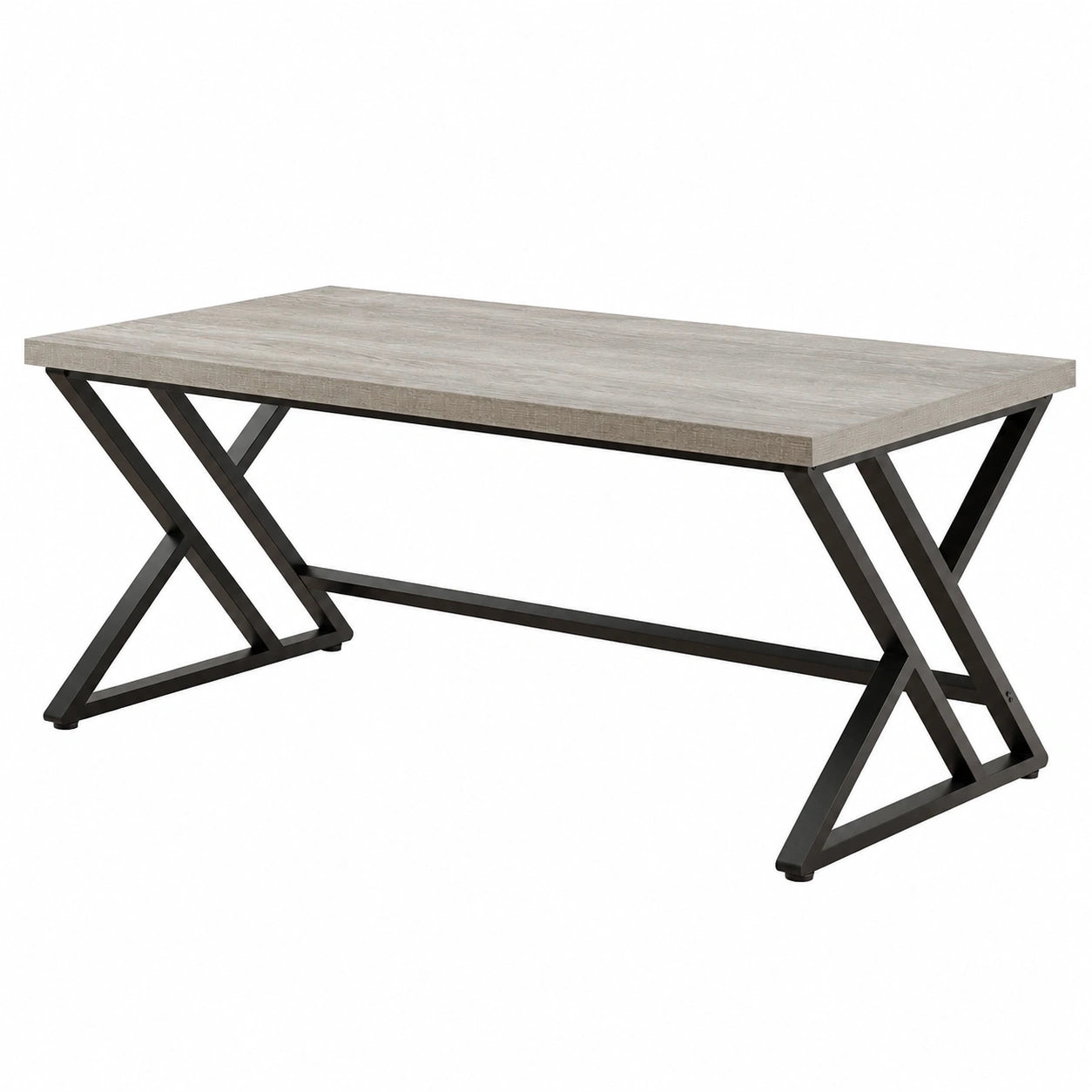 Computertisch – 152 × 60 × 75.5 cm, Industriestil, Grau