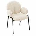 Esszimmerstühle – 2er-Set, moderner Stil, höhenverstellbar, gepolstert, mit Armlehnen, aus Leinen, Beige, für Esszimmer, Wohnzimmer und Schlafzimmer